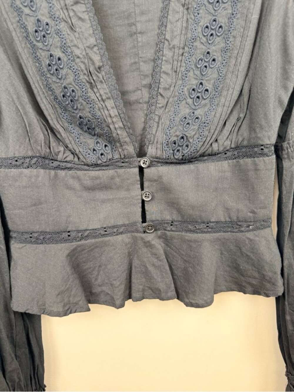 Reformation black Meadowlark Top xs 0 - Picture 7 of 16